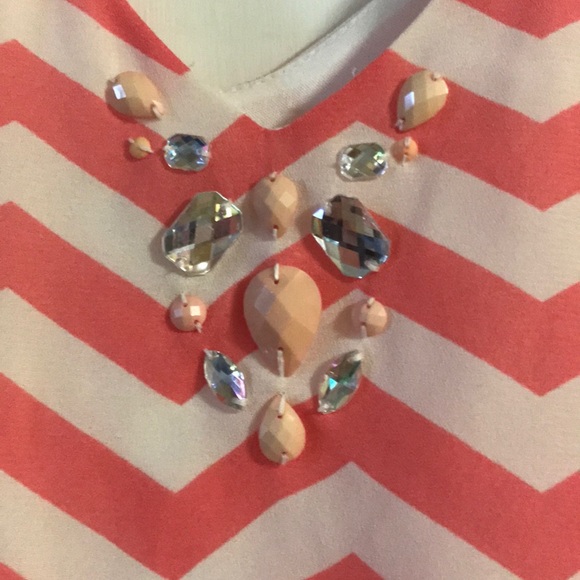 Girls spring sleeveless dress with beading - Picture 2 of 4